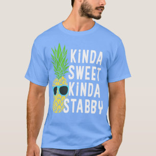Camiseta Tipo Bonito, Esfaqueado Pineapple Pun Punny Novel
