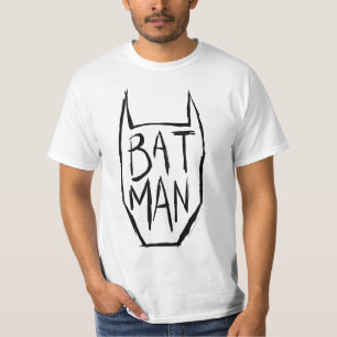 Camiseta Tipo de Batman na Cabeça