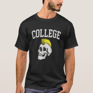 Camiseta Tipo de letra da Faculdade Archada de Mohawk Amare