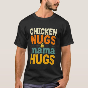 Camiseta TIPO DE LETRA DIVERTIDO FRANGO NUGS & Abraços da M