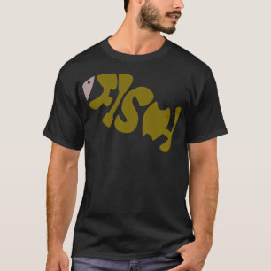 Camiseta Tipo de letra FISH