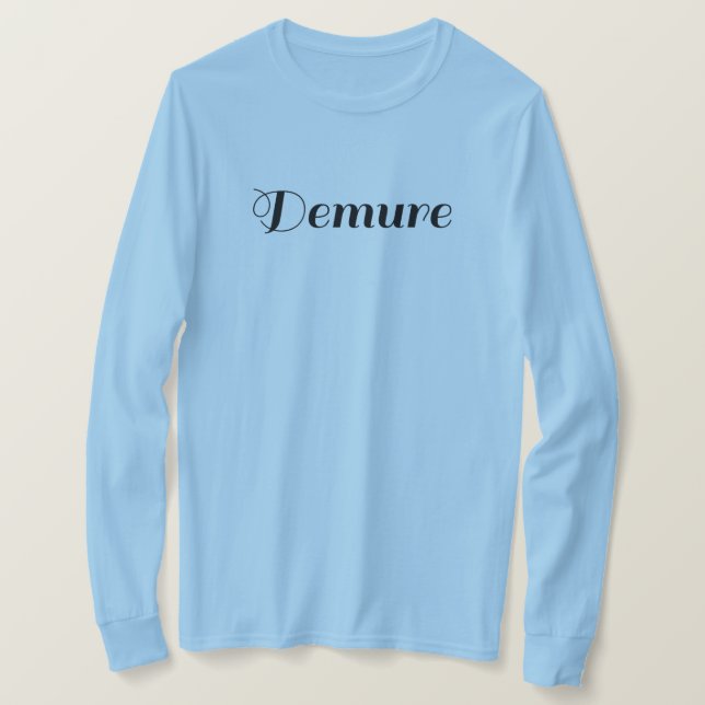 Camiseta Tipo de Letra Preto Demura (Frente do Design)