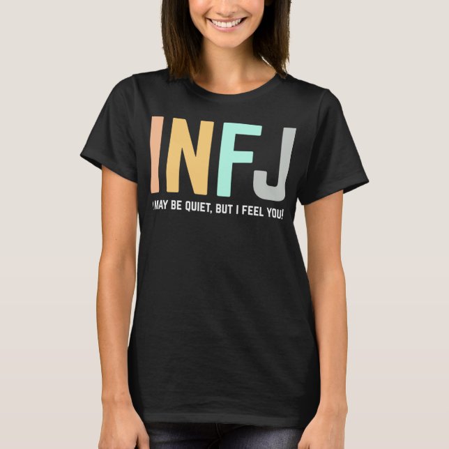 Camiseta Tipo de personalidade INFJ Introduvert Funny (Frente)
