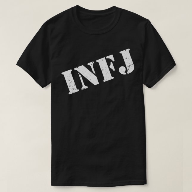 Camiseta Tipo de personalidade INFJ Sentimento intuitivo (Frente do Design)
