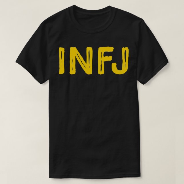 Camiseta Tipo de Personalidade Introduzida do INFJ (Frente do Design)