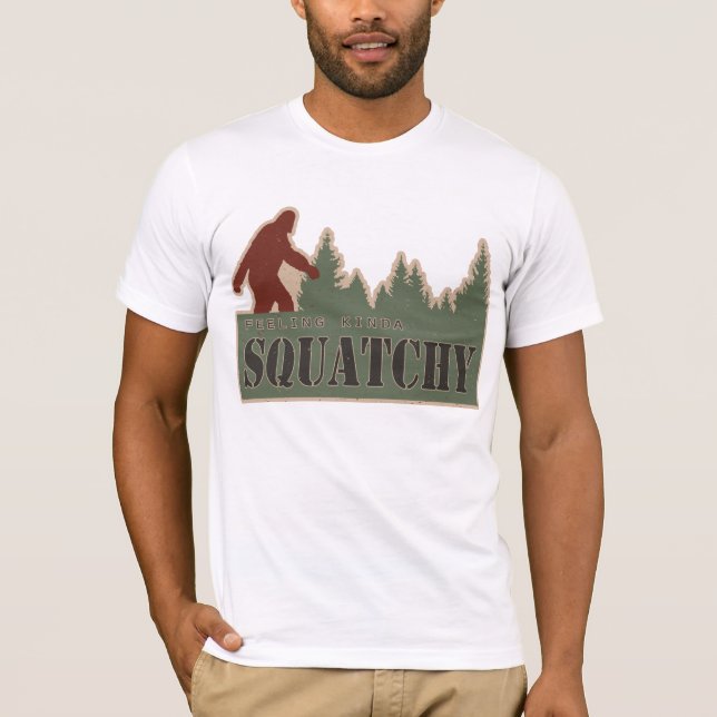 Camiseta Tipo de sentimento de Squatchy (Frente)