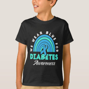 Camiseta Tipo Diabético 1 T1D Nós Vestimos Azul Para Compre