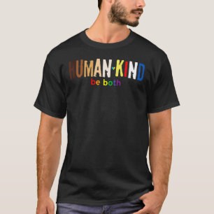 Camiseta Tipo Humano Seja Ambos Igualdade Blm Justice Lgbt