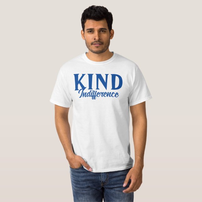 Camiseta Tipo Indiferença T-Shirt (Frente Completa)