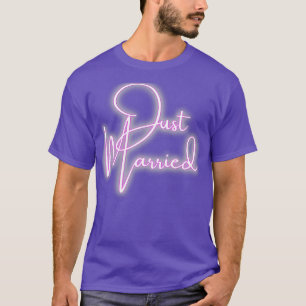 Camiseta Tipo manuscrito Apresentação do Recem casados Cor-