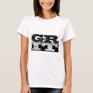 Camiseta Tipo palavra do t-shirt do GRÃO