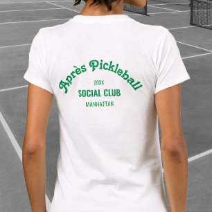 Camiseta Tipo Retro Après Pickle Ball Social Club Branco