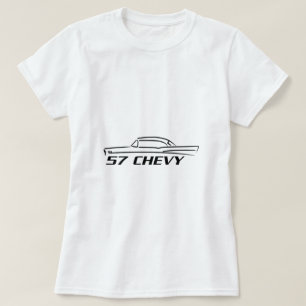 Camiseta Tipo Superior do Duro Chevy 1957