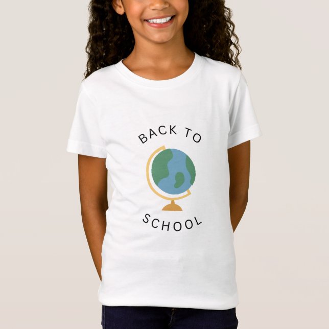 Camiseta tipo volta às aulas (Frente)