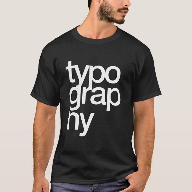 Camiseta tipografia (Frente)