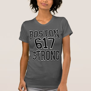 Camiseta Tipografia 617 FORTE de Boston