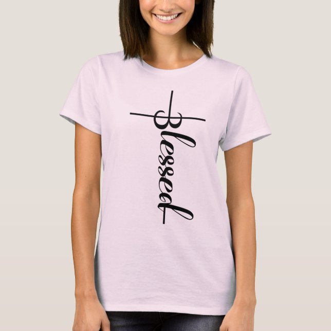 Camiseta Tipografia Abençoada (Frente)