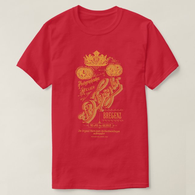 Camiseta Tipografia Alemã (Frente do Design)
