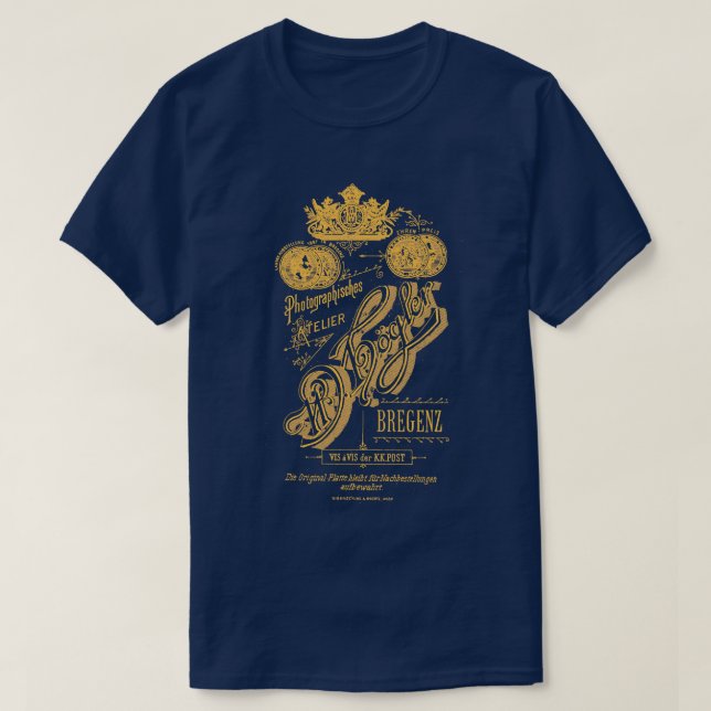 Camiseta Tipografia Alemã (Frente do Design)
