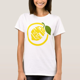 Camiseta Tipografia básica de T-Shirt Lemon feminina