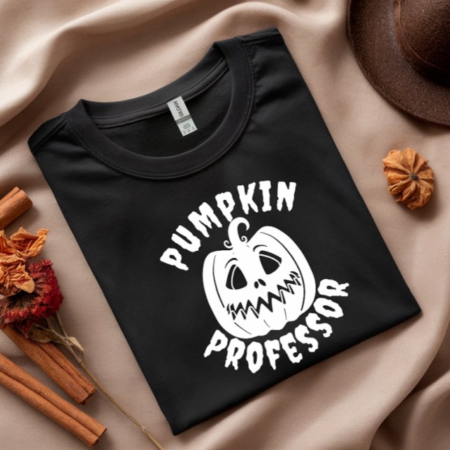 Camiseta Tipografia branca do Professor Pumpkin (Criador carregado)