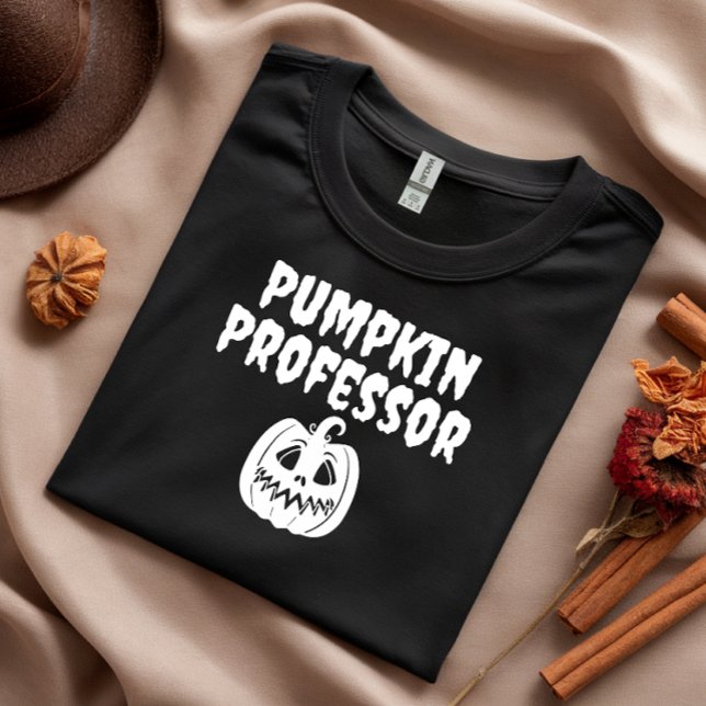 Camiseta Tipografia branca do Professor Pumpkin (Criador carregado)