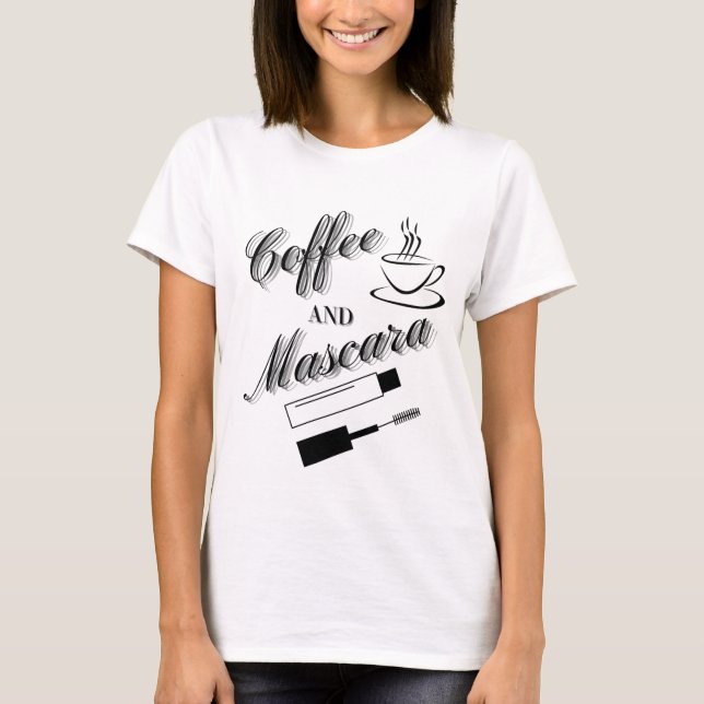 Camiseta Tipografia Café e Máscara (Frente)