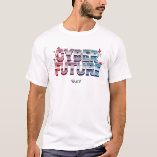 Camiseta Tipografia Chrome Digital Amanhã