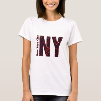 Camiseta Tipografia com letras Nova Iorque NY