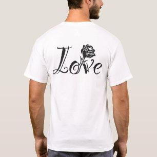 Camiseta Tipografia Conhece A Natureza: A Rosa do Amor