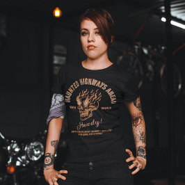 Camiseta Tipografia Crânio Retrorestésico Queimando Crânio 