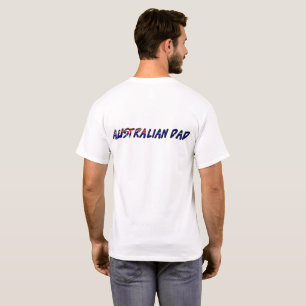 Camiseta Tipografia da bandeira Pai australiana