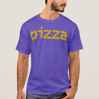 Camiseta Tipografia da Comida de pizza
