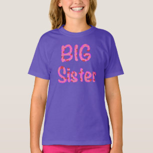 Camiseta Tipografia da irmã mais velha