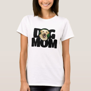 Camiseta Tipografia da Mãe do Cachorro Personalizado
