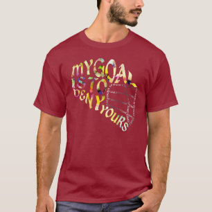 Camiseta Tipografia da máscara do Goalie do Lacrosse