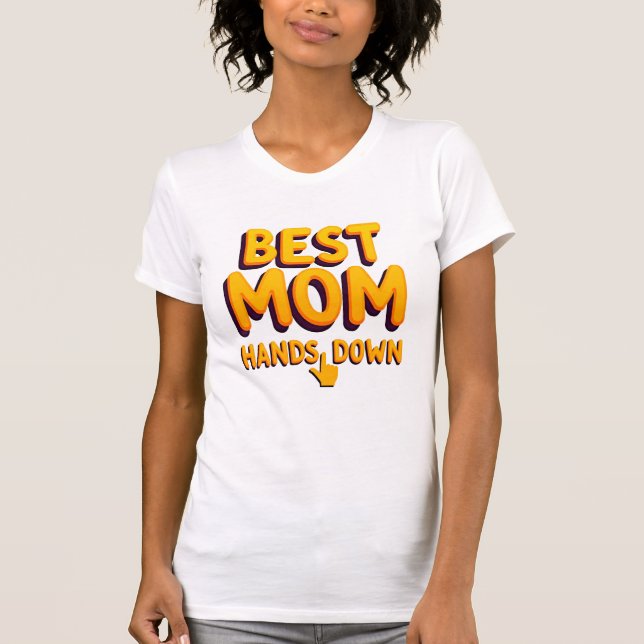 Camiseta Tipografia da Melhor Mãe Sem Dúvida (Frente)
