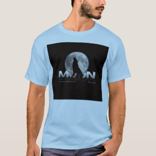 Camiseta Tipografia da Natureza Selvagem Legal em Azul Past