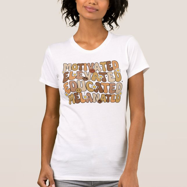 Camiseta Tipografia de Afirmação Empoderadora (Frente)
