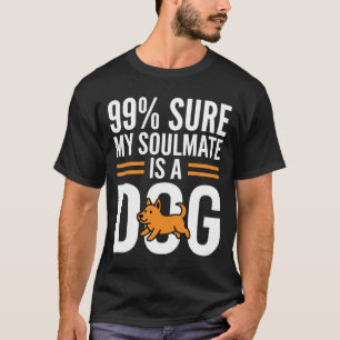 Camiseta Tipografia de Amigo do Cão Engraçado Amante de Ani