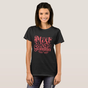 Camiseta Tipografia de Avó Mais Amada