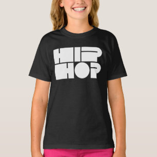 Camiseta Tipografia de Bloco Hip Hop