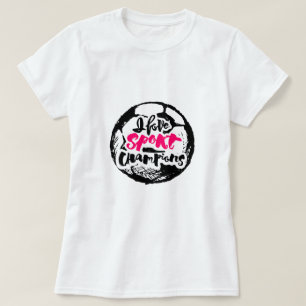 Camiseta Tipografia de Campeões Eu Amo Esporte
