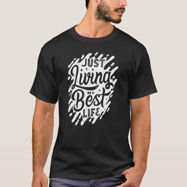Camiseta Tipografia de Citação Inspiradora (Frente)