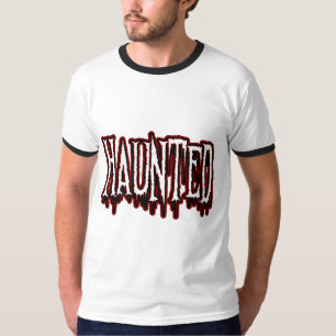 Camiseta Tipografia de Derrame de Horror Assolado
