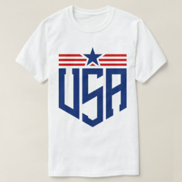Camiseta Tipografia de Emblem EUA