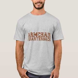 Camiseta Tipografia de futebol de quarterback com cadarço