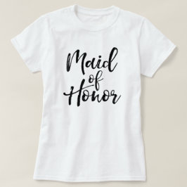 Camiseta Tipografia de Letra Elegante | Dama de Honra