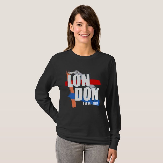 Camiseta Tipografia de Londres (Frente Completa)