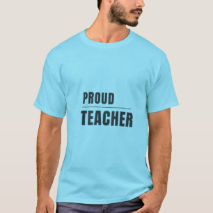 Camiseta Tipografia de Professor Orgulhoso